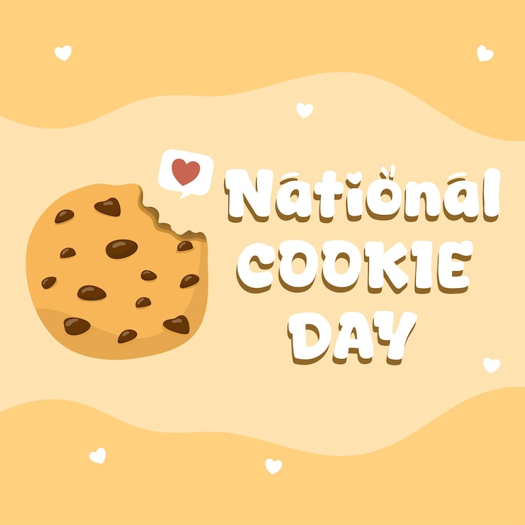 Vector ilustración del día nacional de las galletas adecuada para posters de plantillas de folletos de campaña, etc.