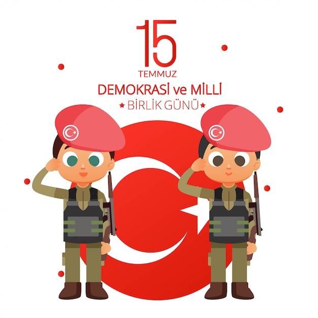 Ilustración del día nacional de turquía