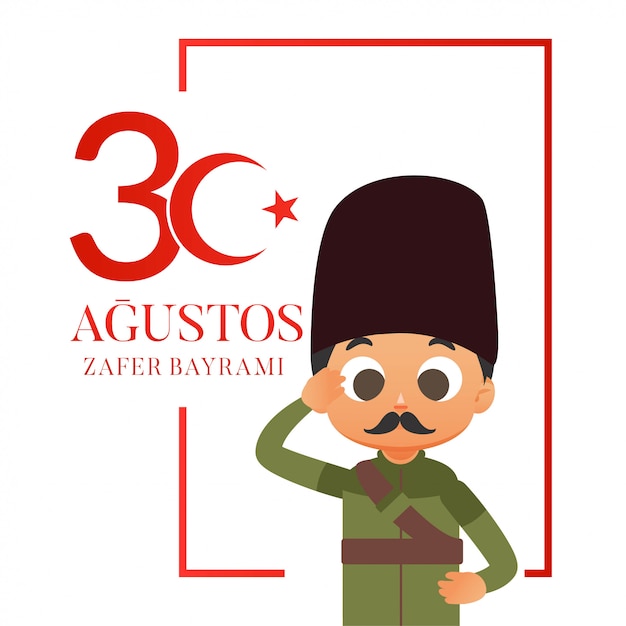 Ilustración del día nacional de turquía