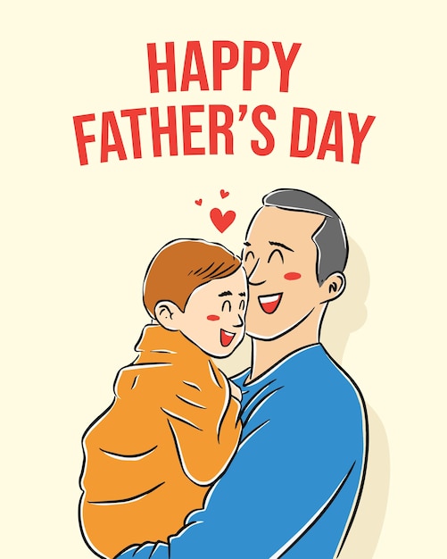 Ilustración del día del padre