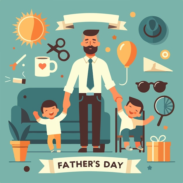 Vector ilustración del día del padre