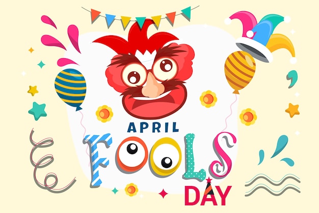 Ilustración del día de los tontos de abril