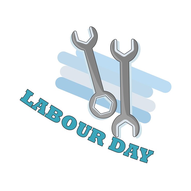 Vector ilustración del día del trabajo