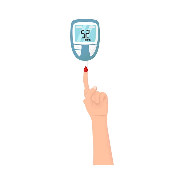 Ilustración de diabetes