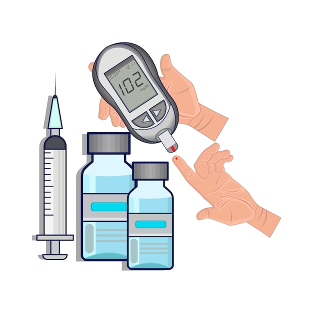 Ilustración de la diabetes