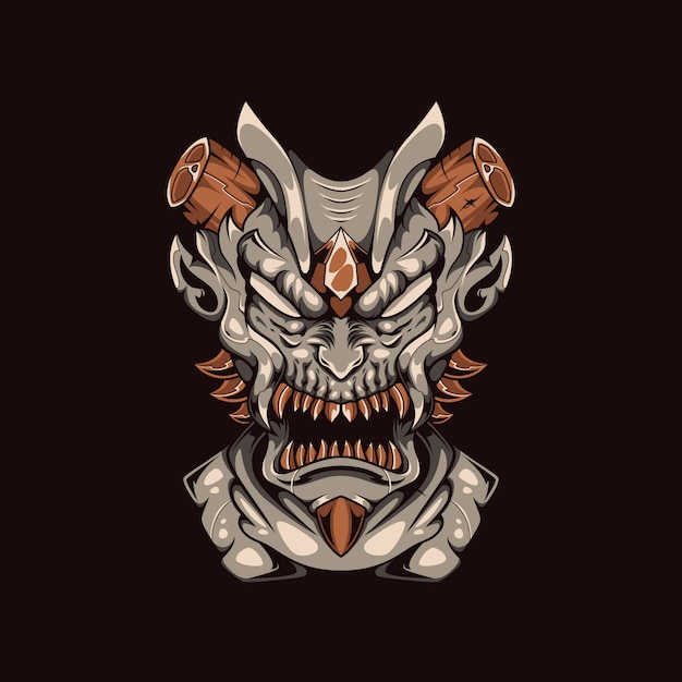 Vector la ilustración del diablo