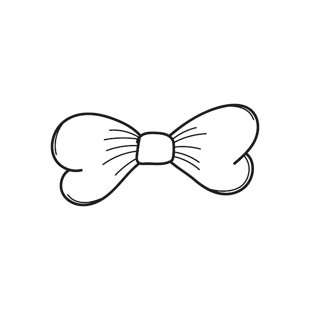 Ilustración dibujada a mano de un arco decorativo