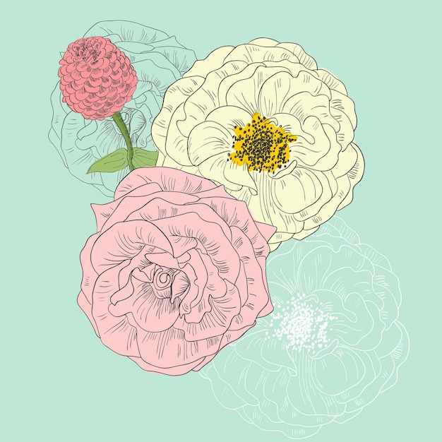 ilustración dibujada a mano