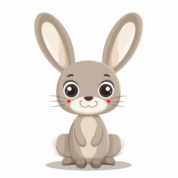 Ilustración de dibujos animados de animales lindos diseño vectorial de personajes de bebé colección de impresión de fondo