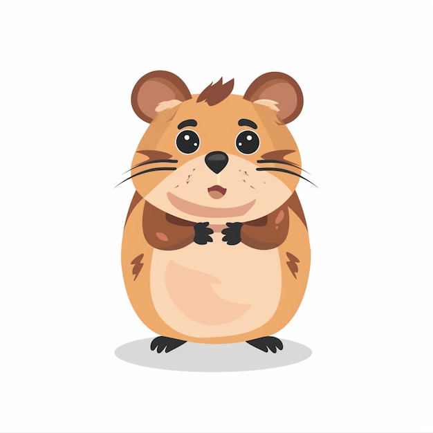 Ilustración de dibujos animados de animales lindos diseño vectorial de personajes de bebé colección de impresión de fondo