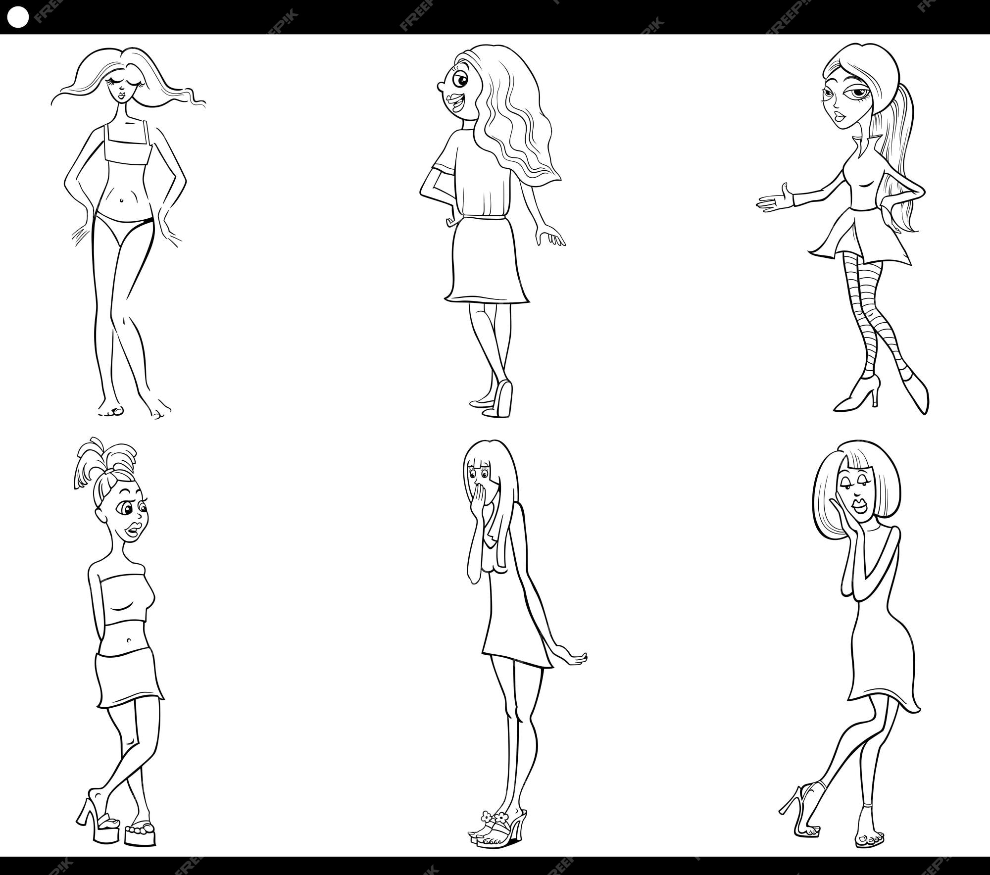 Top 171 Imagenes de mujeres en caricatura a blanco y negro - Top 171 Imagenes de mujeres en caricatura a blanco y negro -