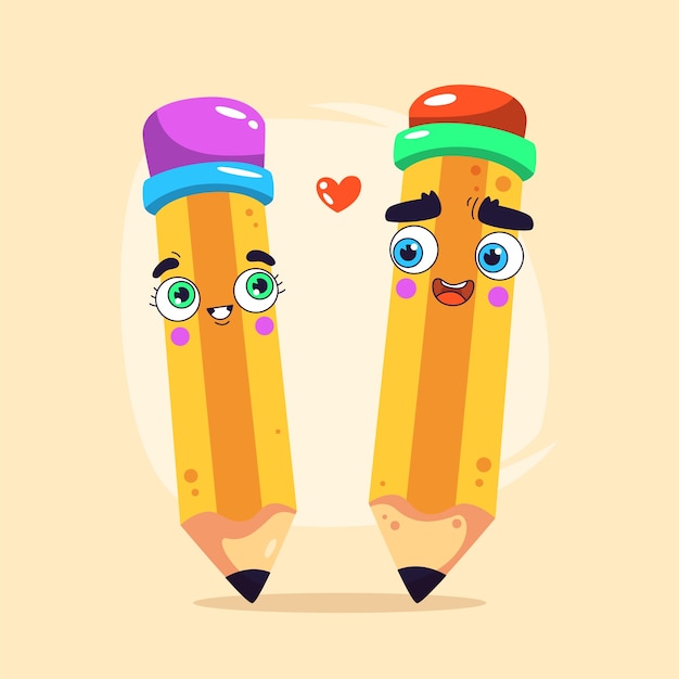 Ilustración de dibujos animados dibujada a mano
