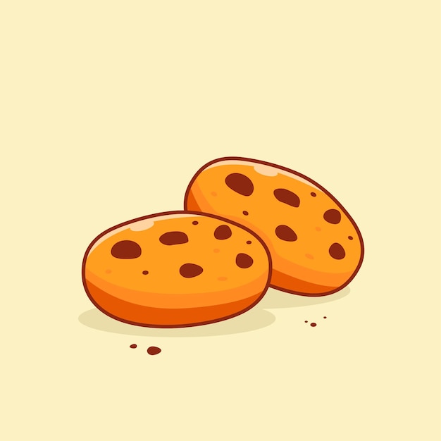 Ilustración de dibujos animados de galletas