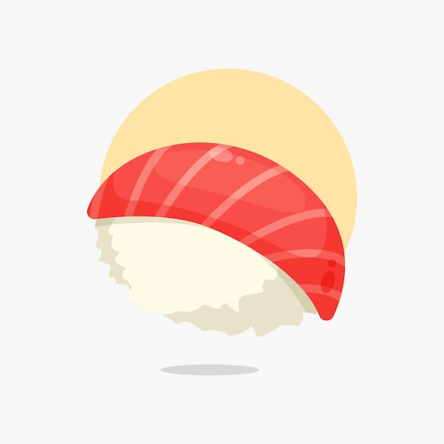 Ilustración de dibujos animados icono de sushi