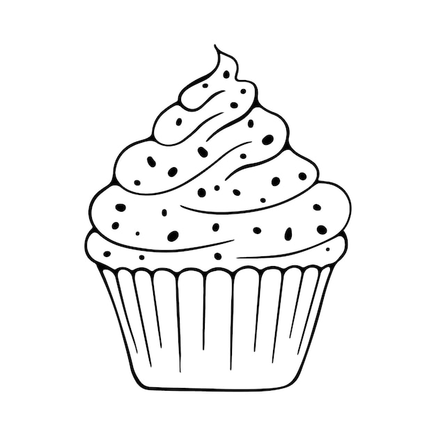 Ilustración de dibujos animados de pasteles