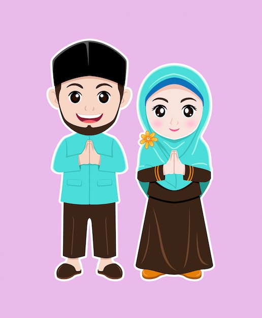 Ilustración de dibujos animados de Ramadán