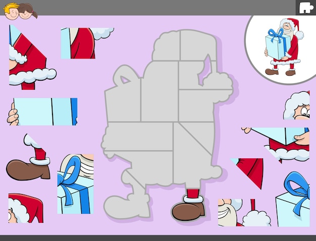 Ilustración de dibujos animados de Santa Claus