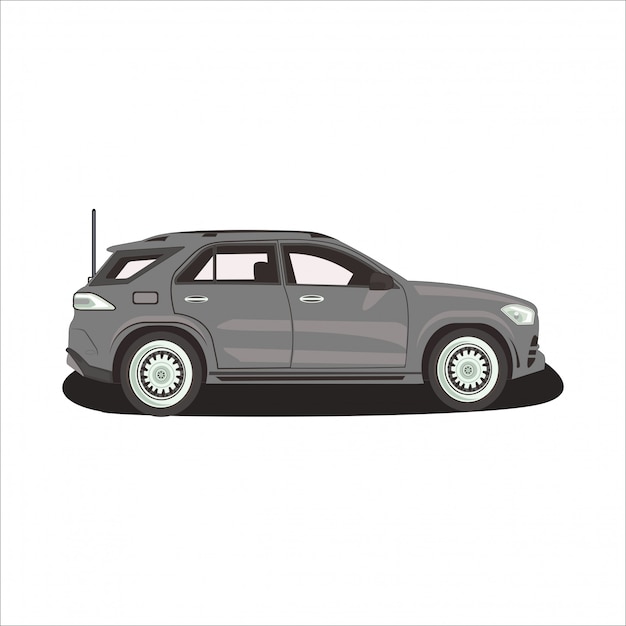 Ilustración de dibujos animados suv coche