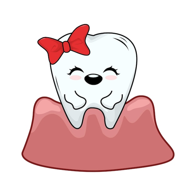 Ilustración de un diente