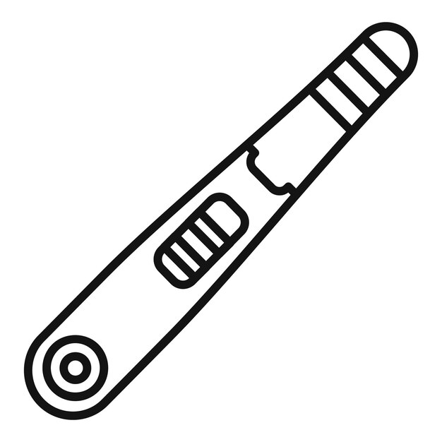 Ilustración digital de una prueba de embarazo