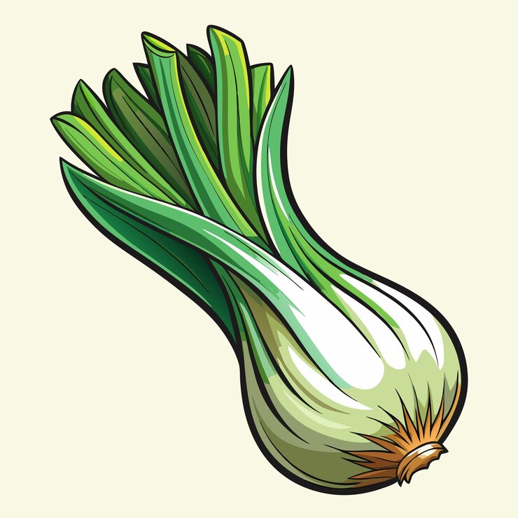 Vector ilustración digital vectorial de verduras de puré fresco