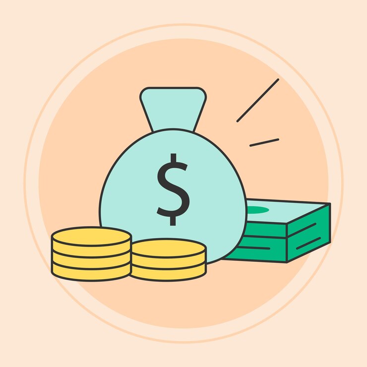 Ilustración de dinero vectorial