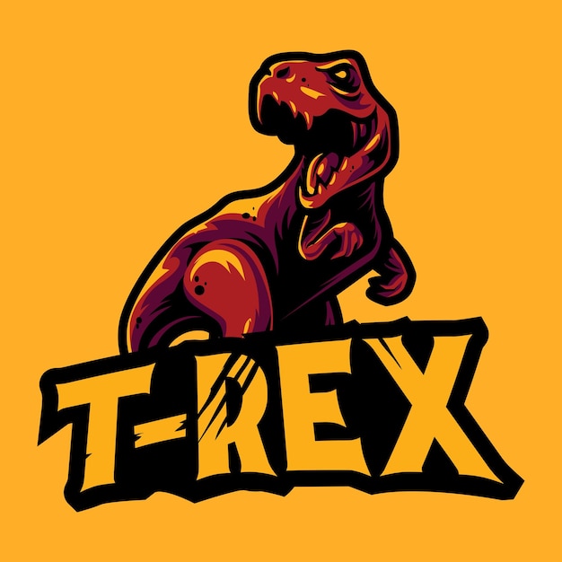 Ilustración de dinosaurio TRex