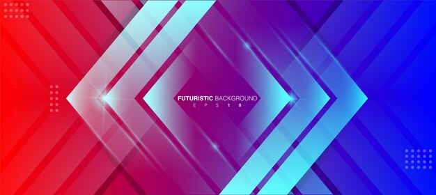 Ilustración de diseño abstracto de fondo futurista
