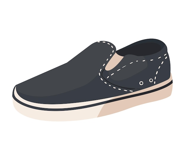 Ilustración de diseño de accesorios para zapatos masculinos