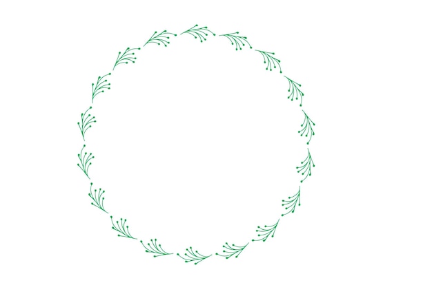 Ilustración del diseño de la alpona floral en anillo