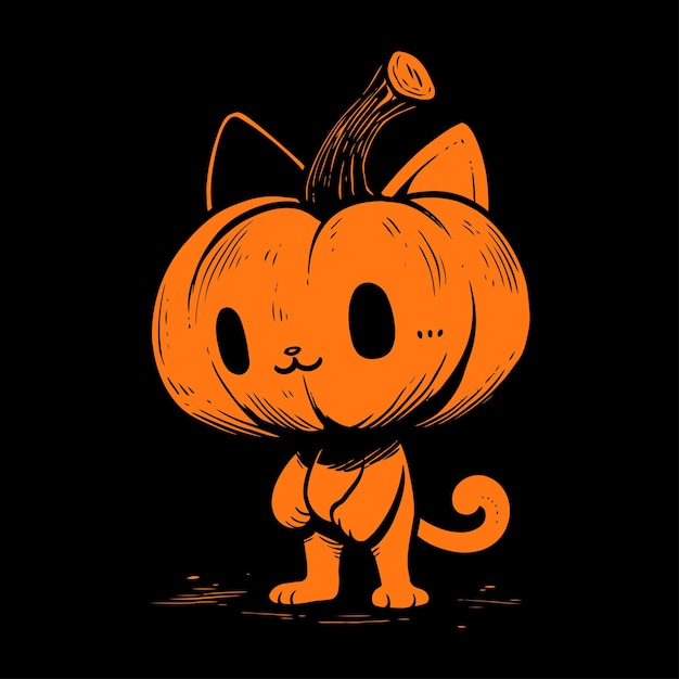 Ilustración del diseño de la calabaza