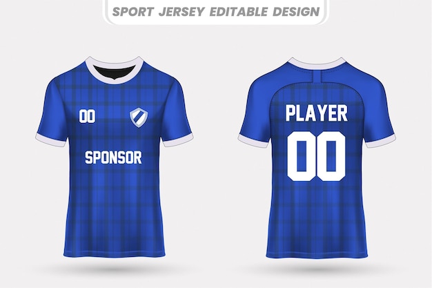Vector ilustración de diseño de camiseta de camiseta de fútbol