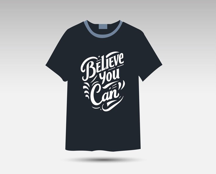 Ilustración del diseño de la camiseta motivadora Vector