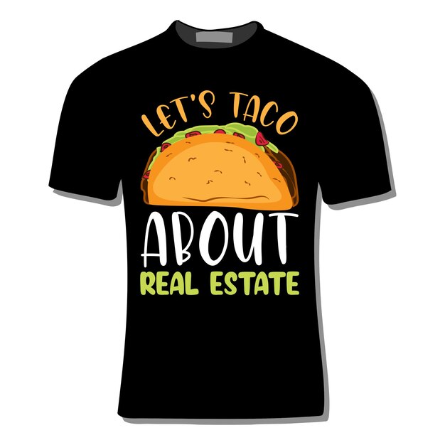 Ilustración de diseño de camisetas inmobiliarias