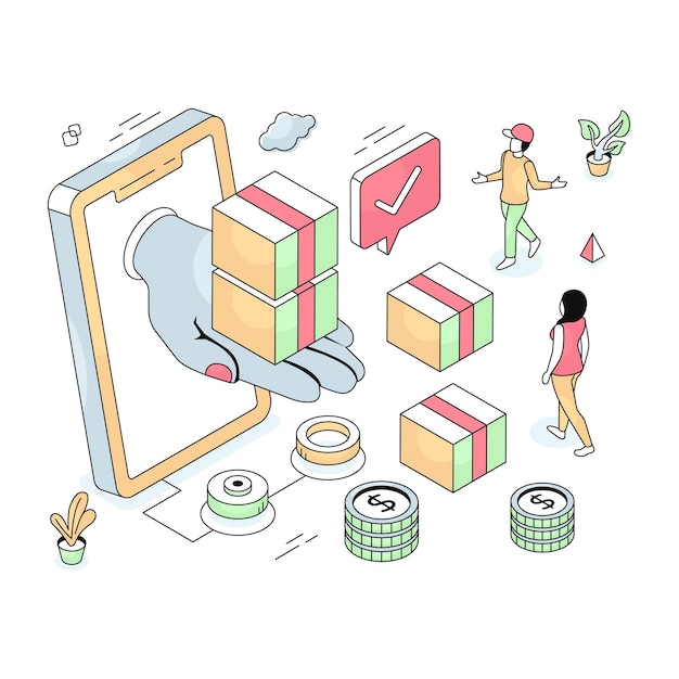 Una ilustración de diseño creativo de la guía