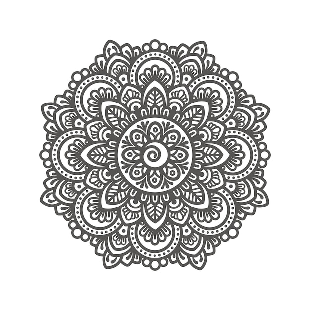 Vector ilustración de diseño decorativo mandala