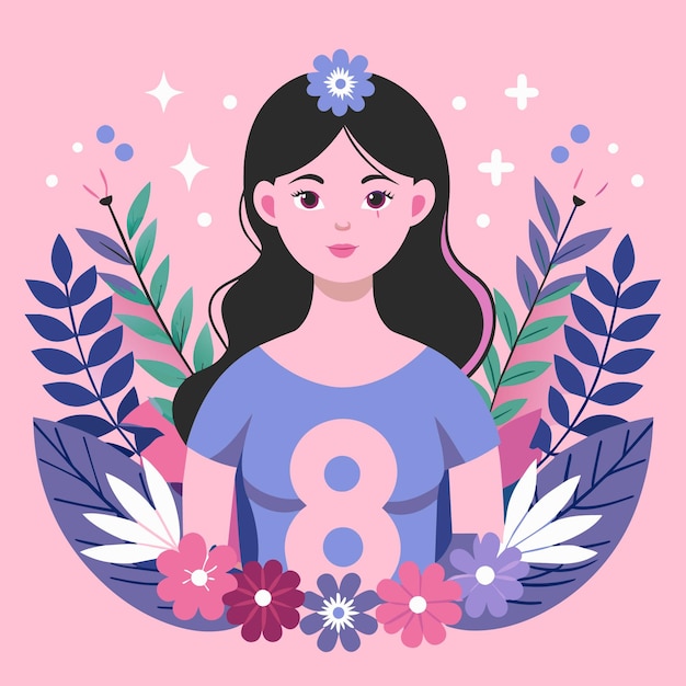 Ilustración del diseño del día de la mujer