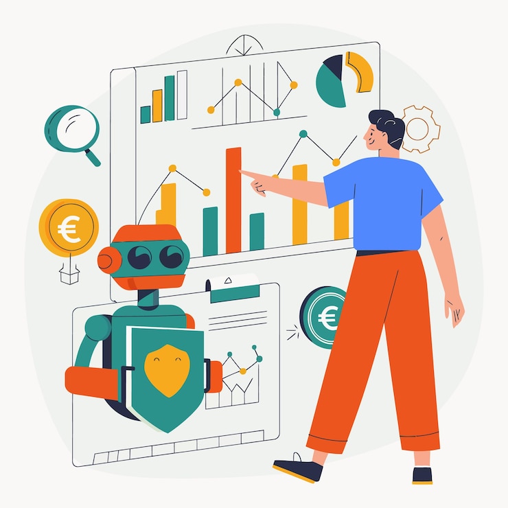 Vector ilustración de diseño de finanzas de negocios