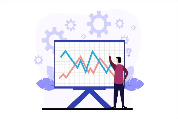 Vector ilustración de diseño de finanzas de negocios