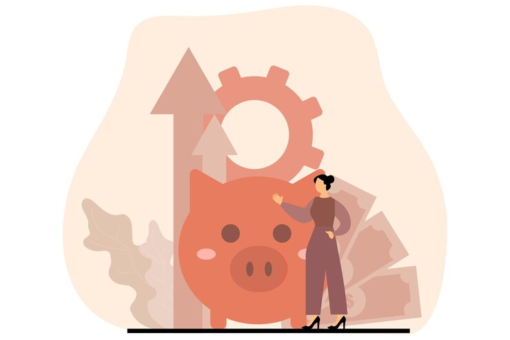 Vector ilustración de diseño de finanzas de negocios