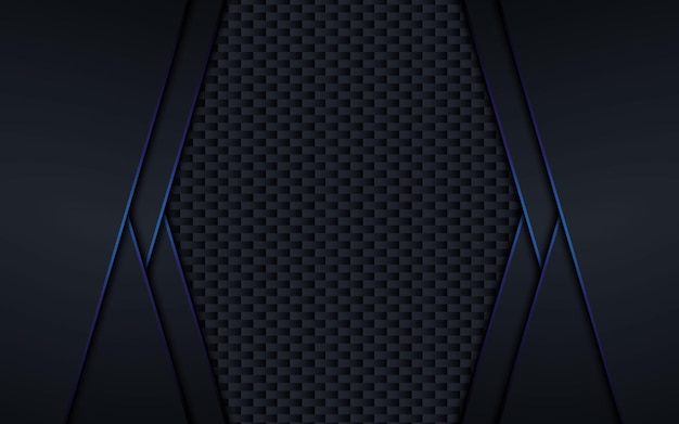 Ilustración de diseño de fondo azul negro