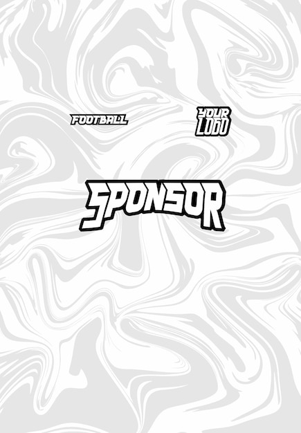 Ilustración de diseño de fondo para el uniforme de un equipo deportivo Impresión de sublimación de tela de camiseta