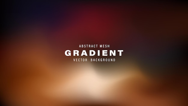 Ilustración de diseño de fondo de vectores de gradiente de malla abstracta
