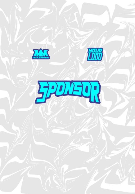 Ilustración de diseño de fondo vectorial para uniforme de equipo deportivo de impresión de sublimación de tela de camiseta
