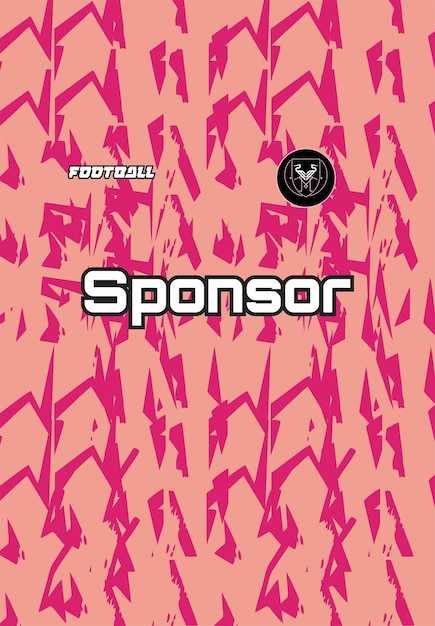 Ilustración de diseño de fondo vectorial para uniforme de equipo deportivo de impresión de sublimación de tela de camiseta