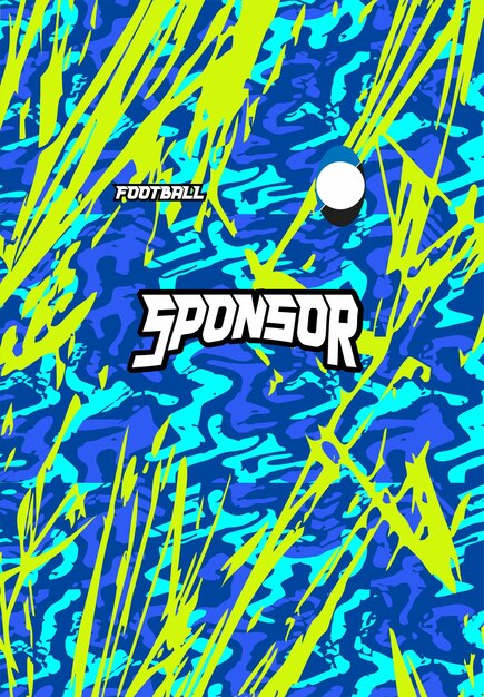 Ilustración de diseño de fondo vectorial para uniforme de equipo deportivo de impresión de sublimación de tela de camiseta