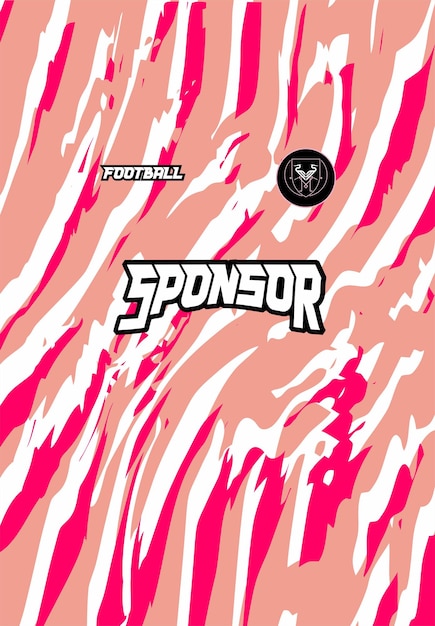Ilustración de diseño de fondo vectorial para uniforme de equipo deportivo de impresión de sublimación de tela de camiseta