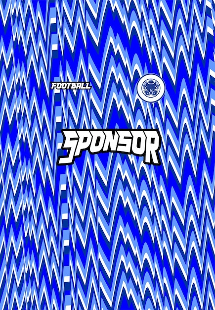 Ilustración de diseño de fondo vectorial para uniforme de equipo deportivo de impresión de sublimación de tela de camiseta