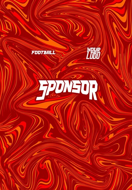Ilustración de diseño de fondo vectorial para uniforme de equipo deportivo de impresión de sublimación de tela de camiseta