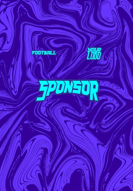 Ilustración de diseño de fondo vectorial para el uniforme del equipo deportivo con tela de camiseta de impresión de sublimación.